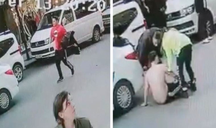 İstanbul'da dehşet anları: Can havliyle yardım istemek için koştu