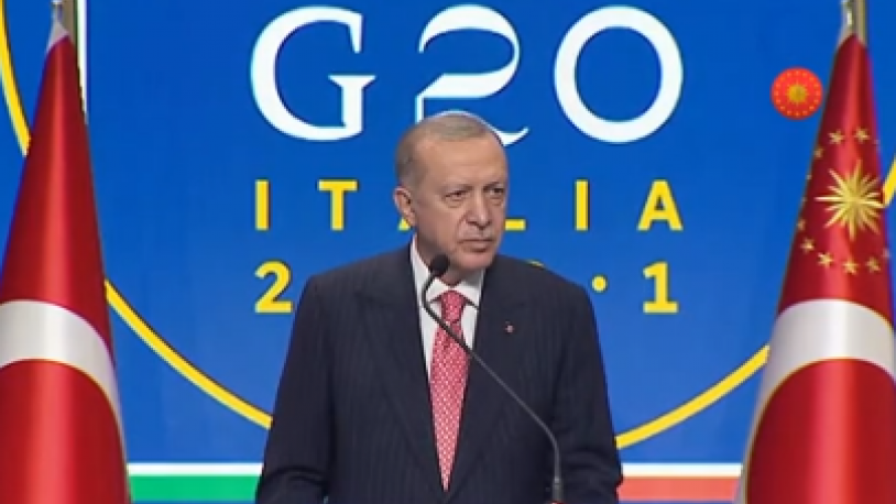 Erdoğan G-20 zirvesinde konuştu: "Bir tarafta yoksulluğun olduğu bir tarafta lüksün olduğu düzenin devam etmesi mümkün değildir"