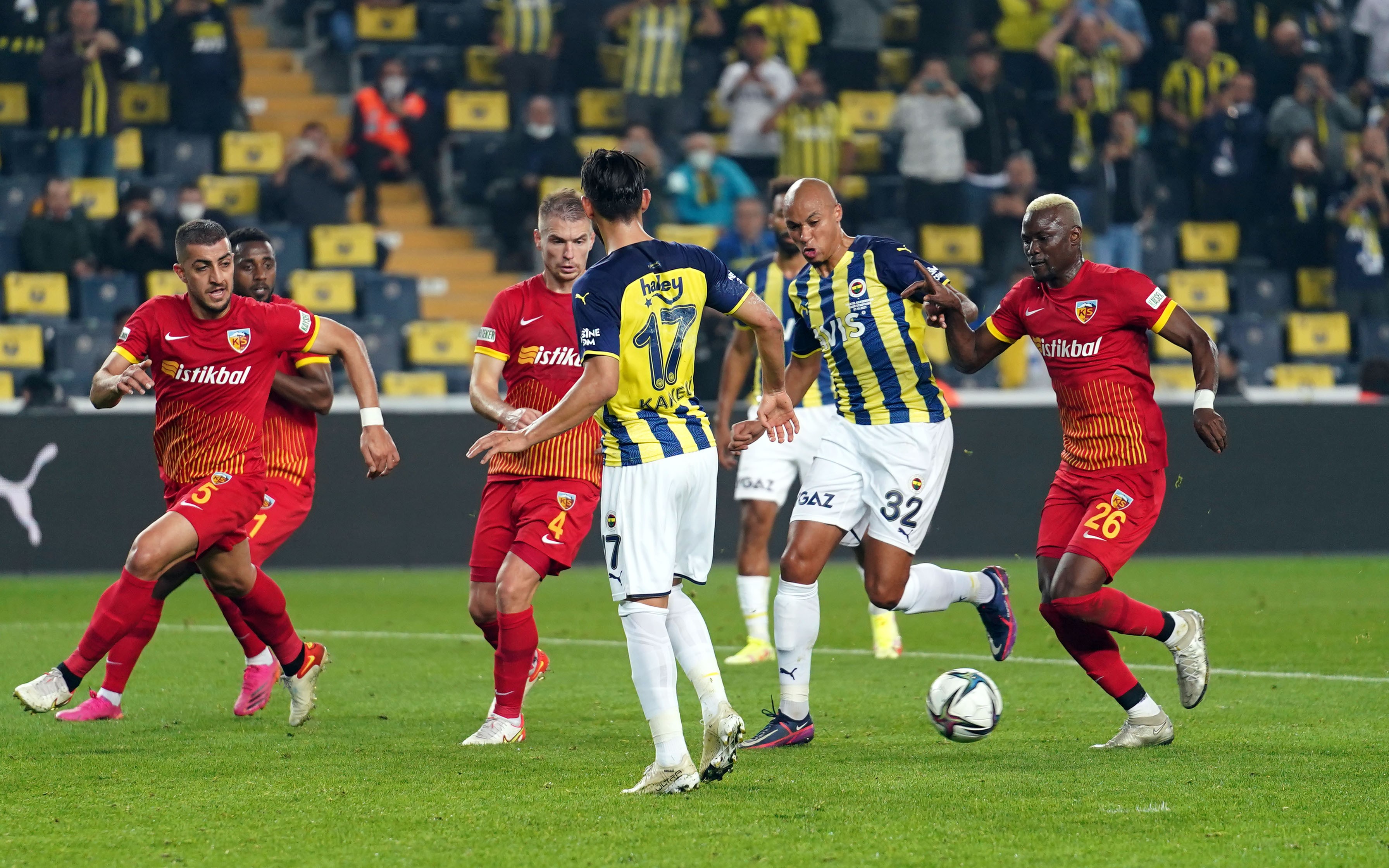 Fenerbahçe- Kayserispor maçının kazananı belli oldu
