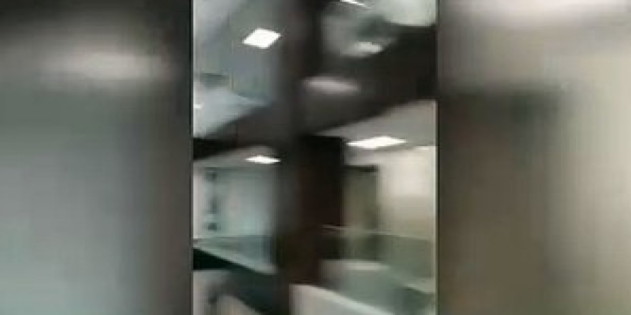 Dehşete düşüren görüntü... Bu nasıl bir bina?