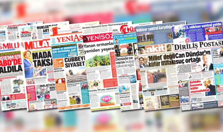 10 Kasım'da Ulu Önder Atatürk'ü ilk sayfadan anmadılar