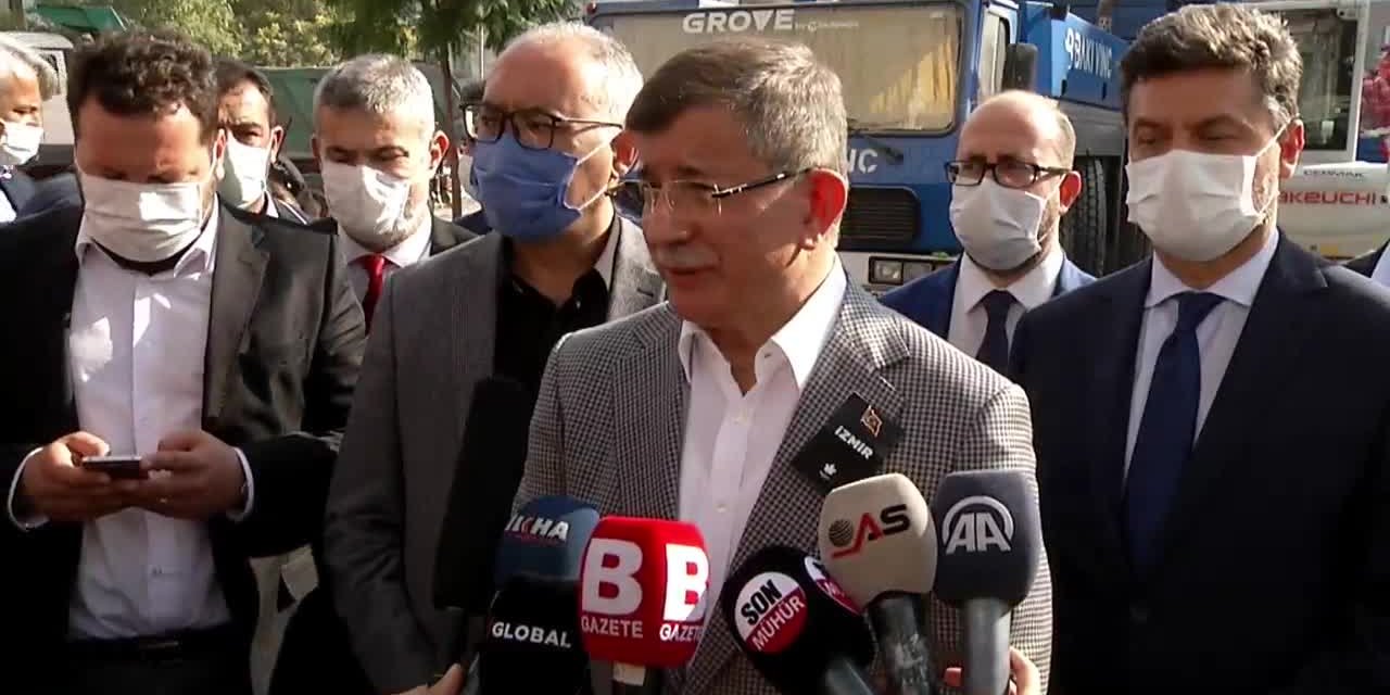 "Ciddi bir sorumsuzluk var" dedi ve... Davutoğlu İzmir'den hükümete böyle seslendi! "Acil İmar yasası çıkarılmalı"