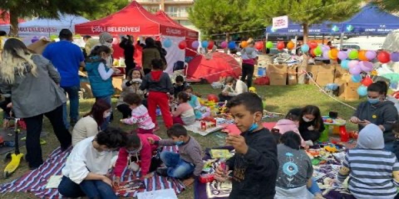 ÇOCUK HER YERDE ÇOCUK Depremzede çocuklar, yaşadıklarını bir an olsun unutup, keyifli anlar yaşadı.