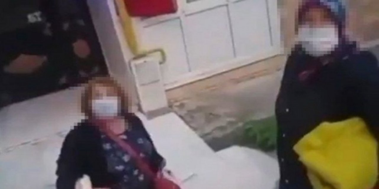 Vicdanları yaralayan görüntü.... İhtiyaçları yokken depremzedelerin battaniyelerini aldılar!