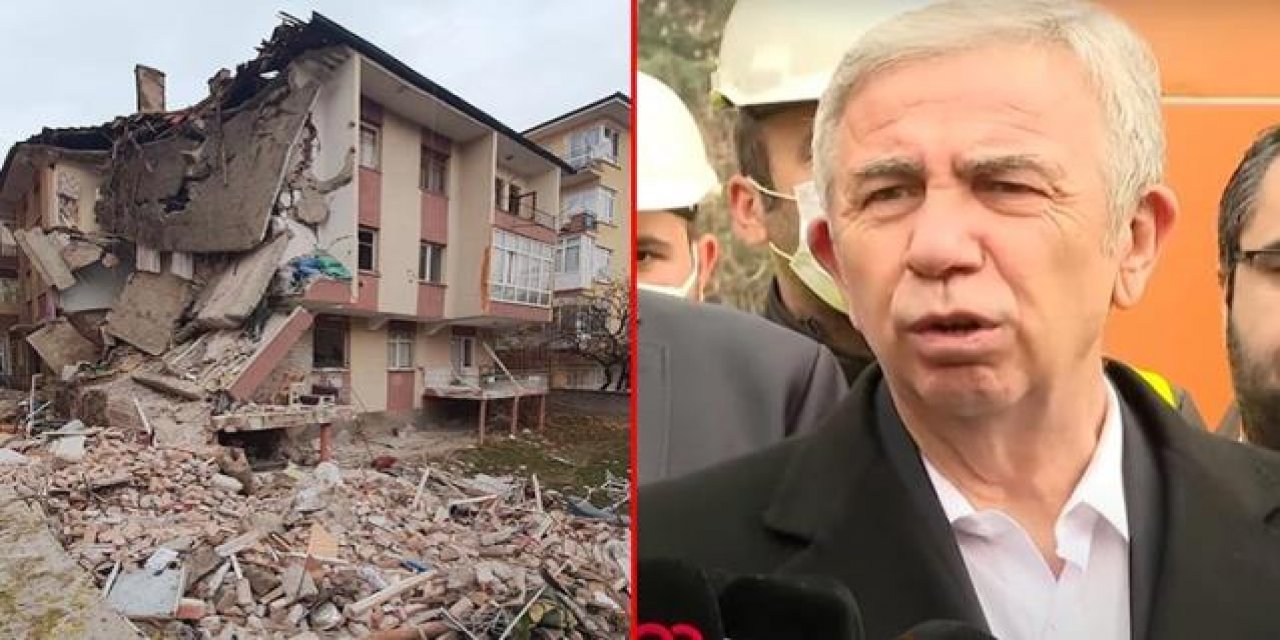 Belediye Başkanı Mansur Yavaş açıkladı: Ankara'daki patlamanın sebebi belli oldu