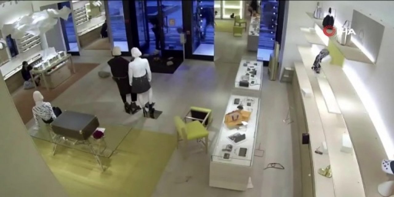 Dakikalar içinde 100 bin dolarlık soygun