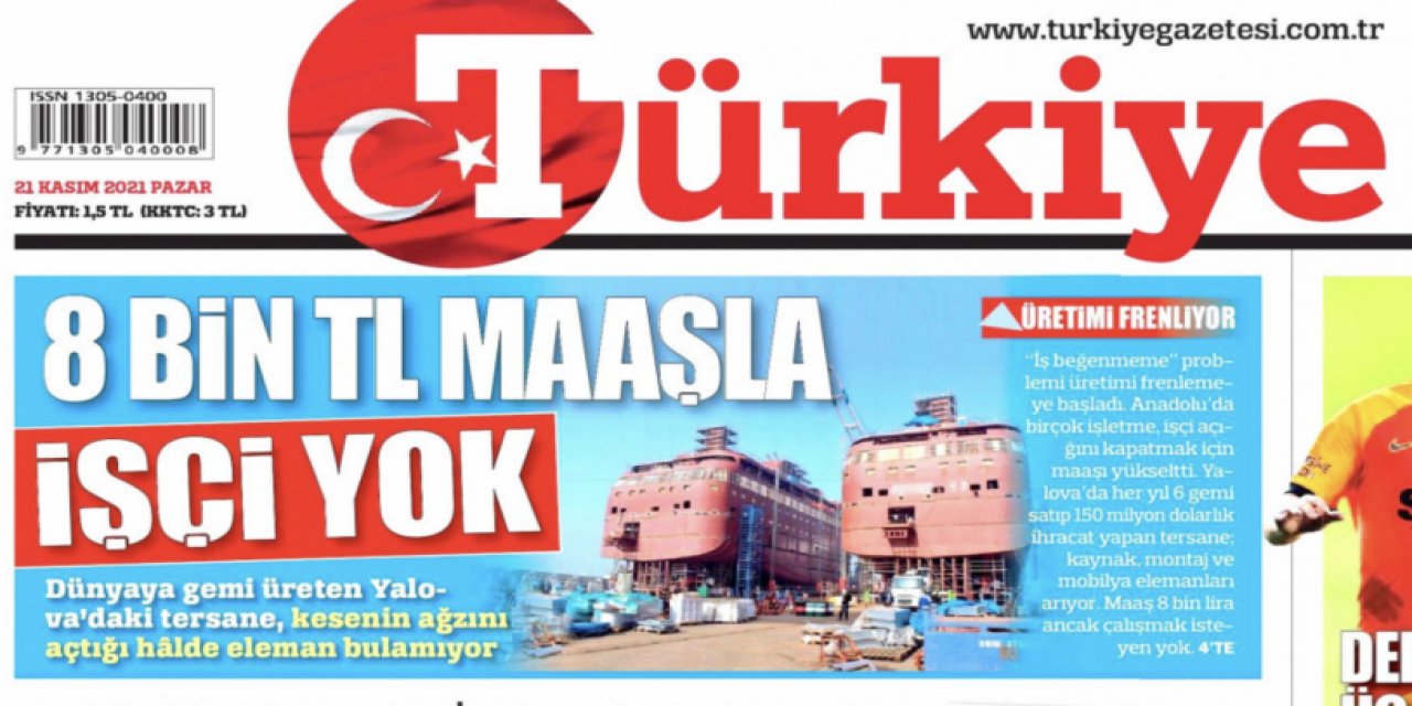 Türkiye gazetesinin haberine tepki yağıyor: "Bu manşeti atan cahil..."