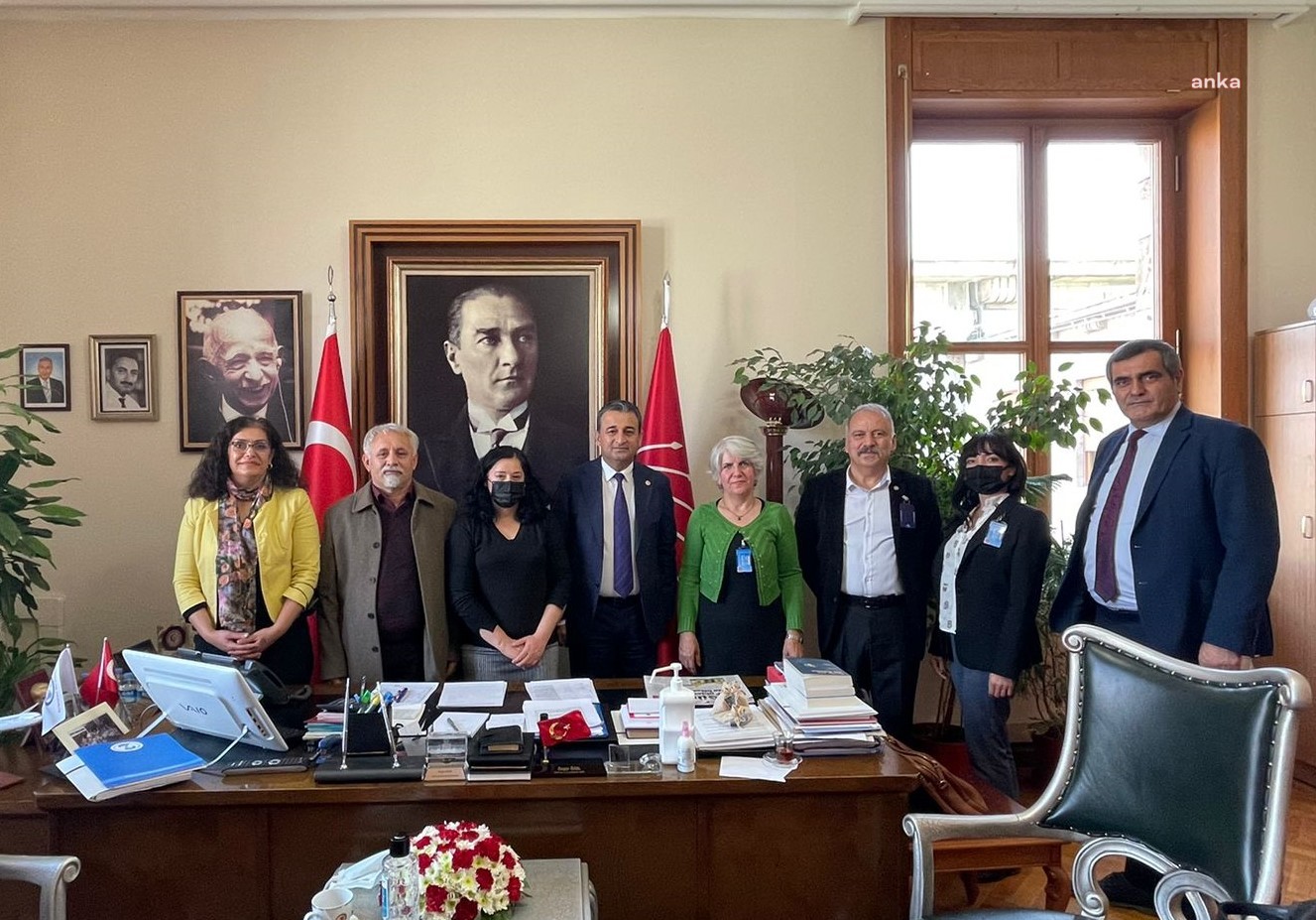 SES, vekilleri ziyaret etti: "ASM'de giderlerin kısılması için ısınma elektrik sobası ile sağlanıyor"