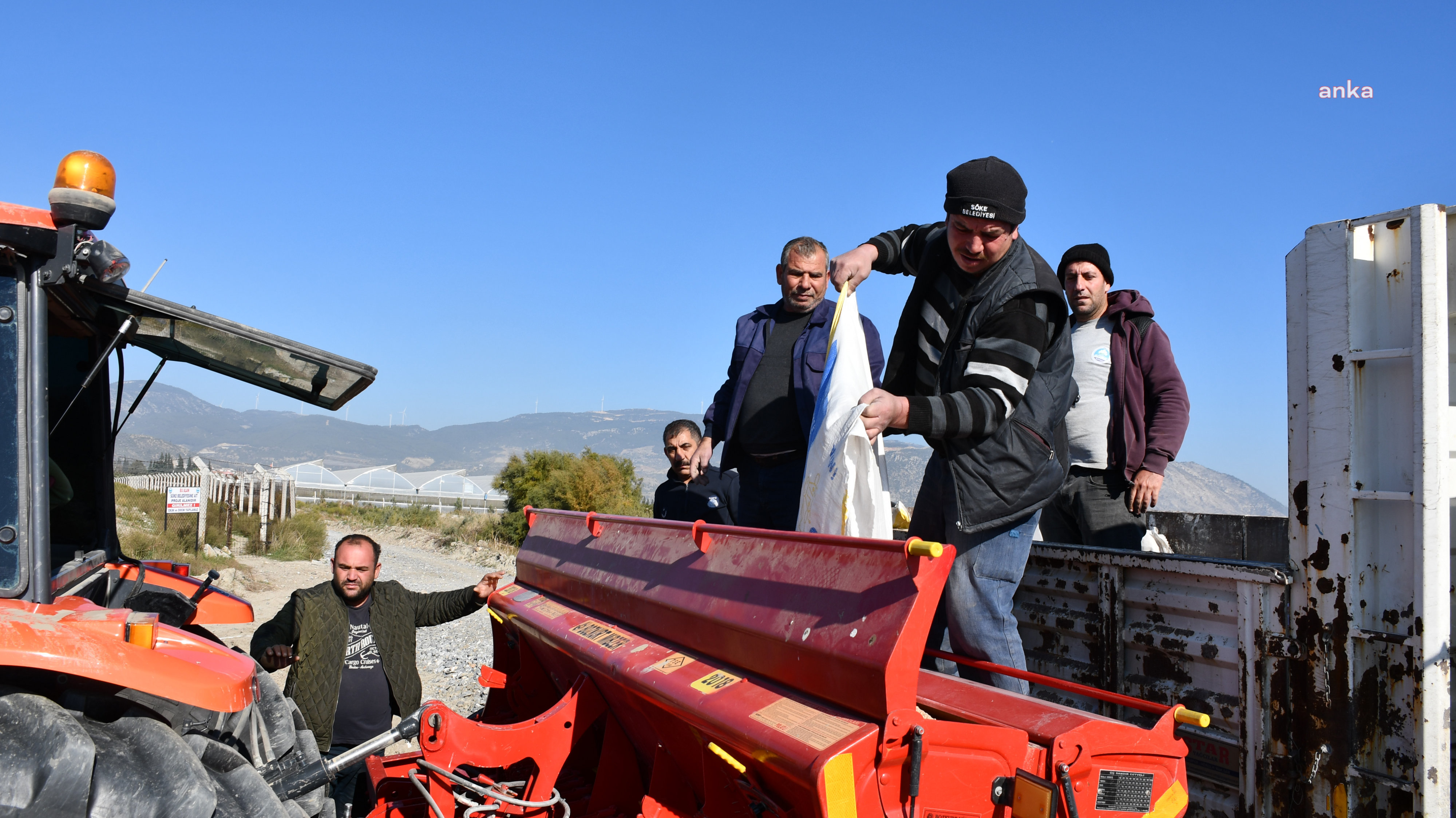 Söke Belediyesi buğday ekimine başladı