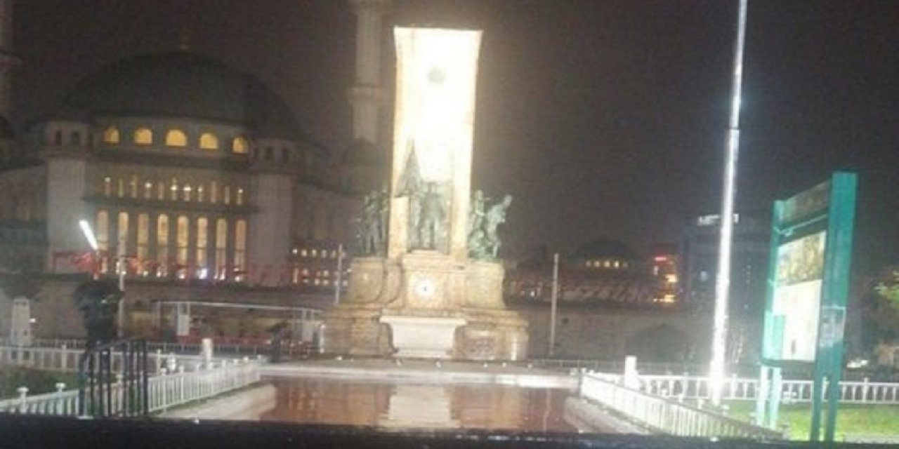 Taksim Meydanı'nda 'AKP İstifa' eylemlerine karşı önlem