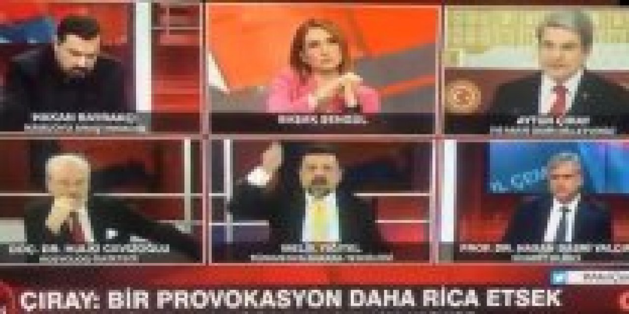 Canlı yayında sinirler gerildi: Aytun Çıray ve Melik Yiğitel birbirine girdi!