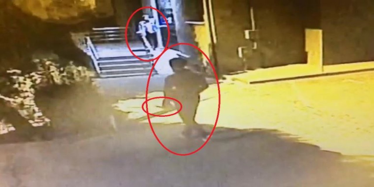 Genç kadını takip eden şüpheli gözaltına alındı; o anlar kamerada