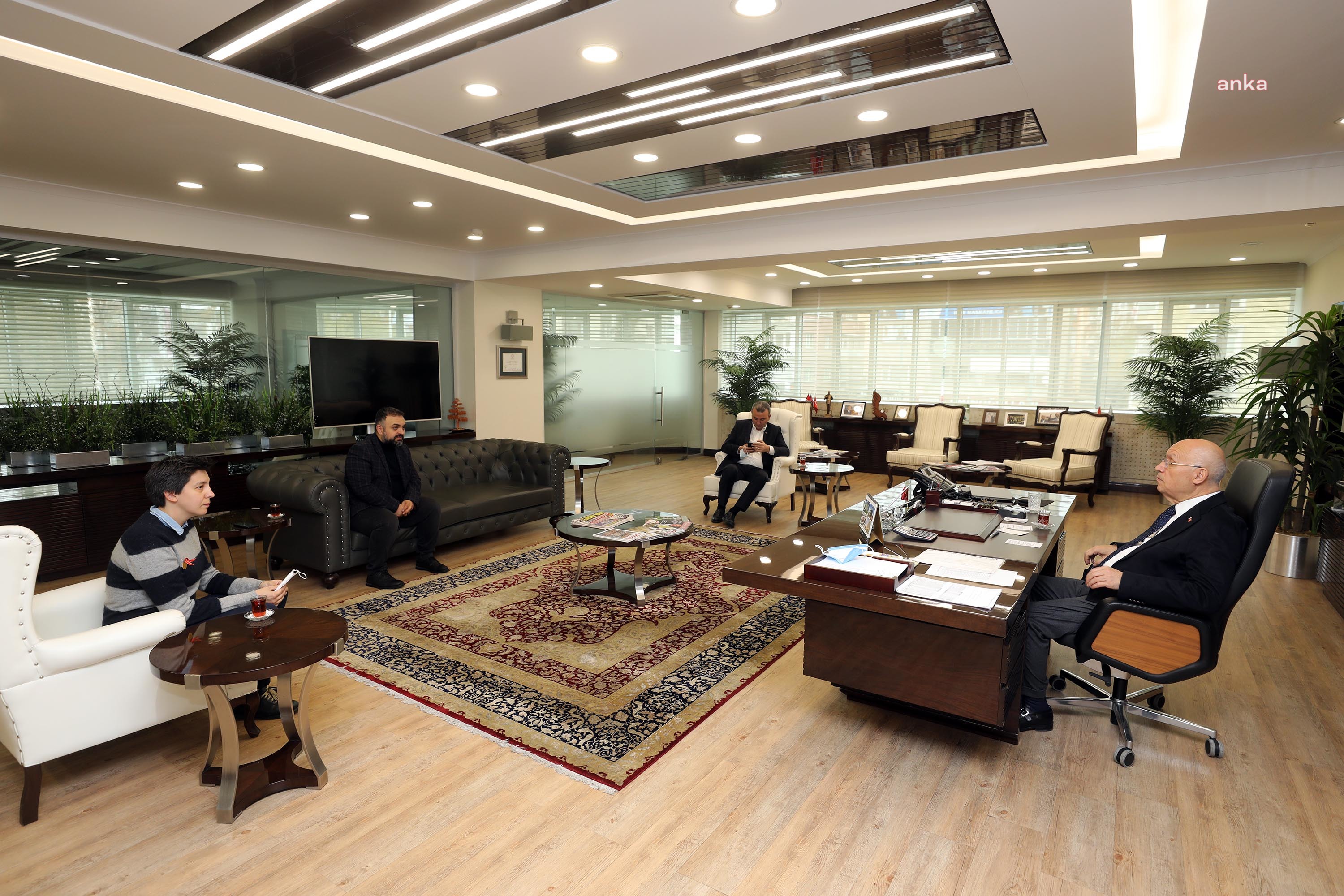 Avrupa Şampiyon Kibaroğlu'ndan Yenimahalle Belediye Başkanı Yaşar'a ziyaret