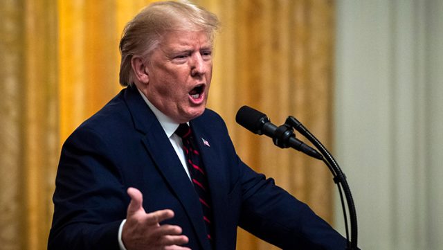 ABD Başkanı Trump: Büyük zafer kazandık, oyları çalmaya çalışıyorlar ama buna izin vermeyiz