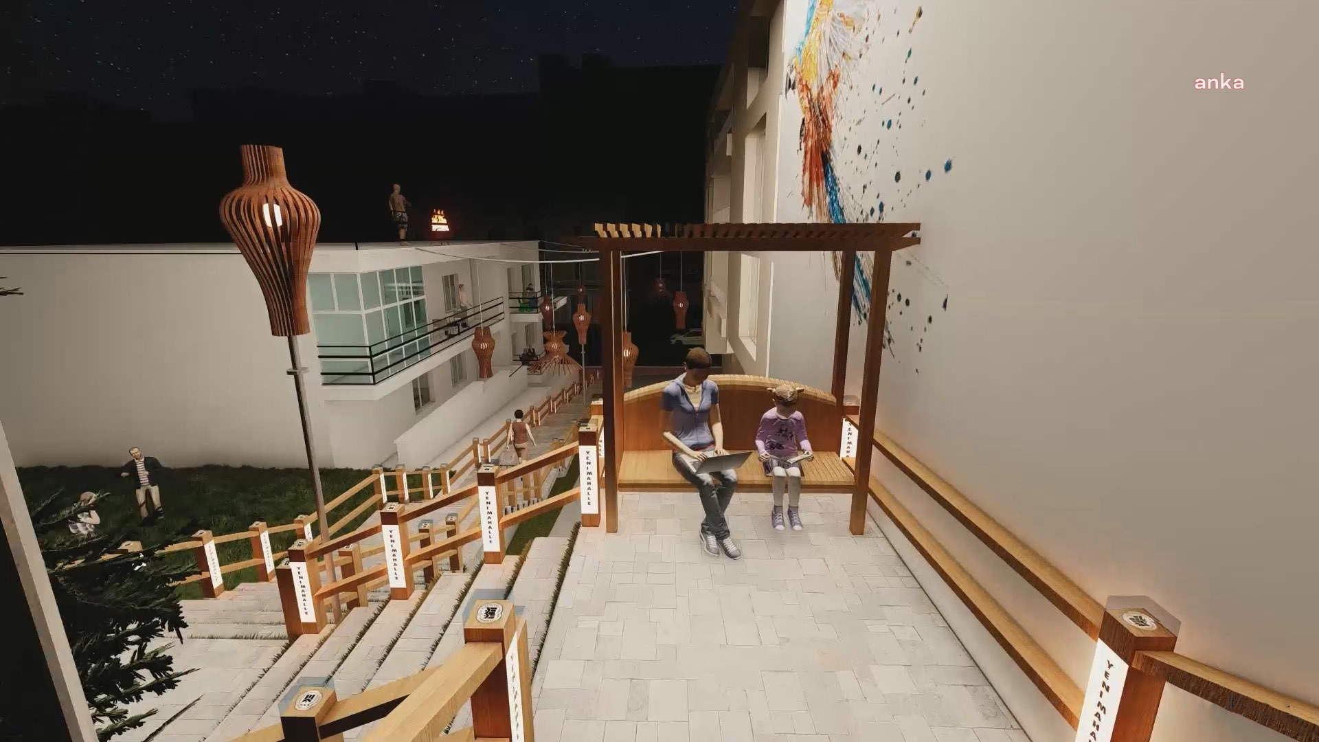 Yenimahalle'de merdiven yenileme çalışmaları devam ediyor