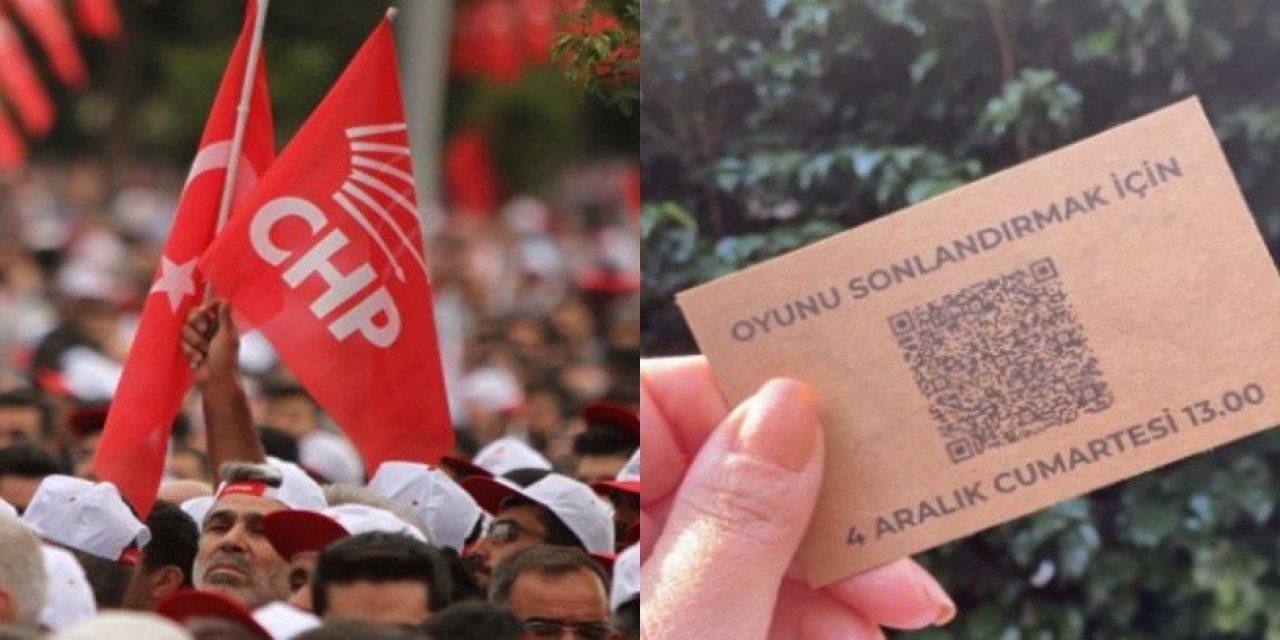 CHP'den mitinge Squid Game'li çağrı: 'Oyunu sonlandırmak için'