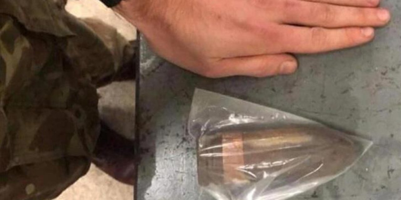 Makatından, II. Dünya Savaşı'ndan kalma tanksavar mermisi çıktı