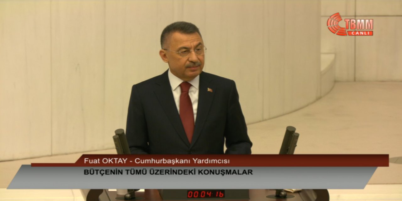 TBMM'de Fuat Oktay'dan dolar ve faiz savunması: "Saldırılar nedeniyle..."