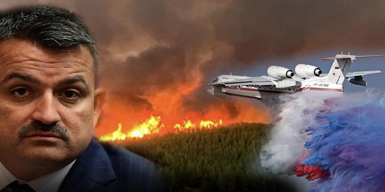 Yangın uçağı işi Bekir Pakdemirli’nin elinden alındı: İhaleyi SSB istediğine verecek