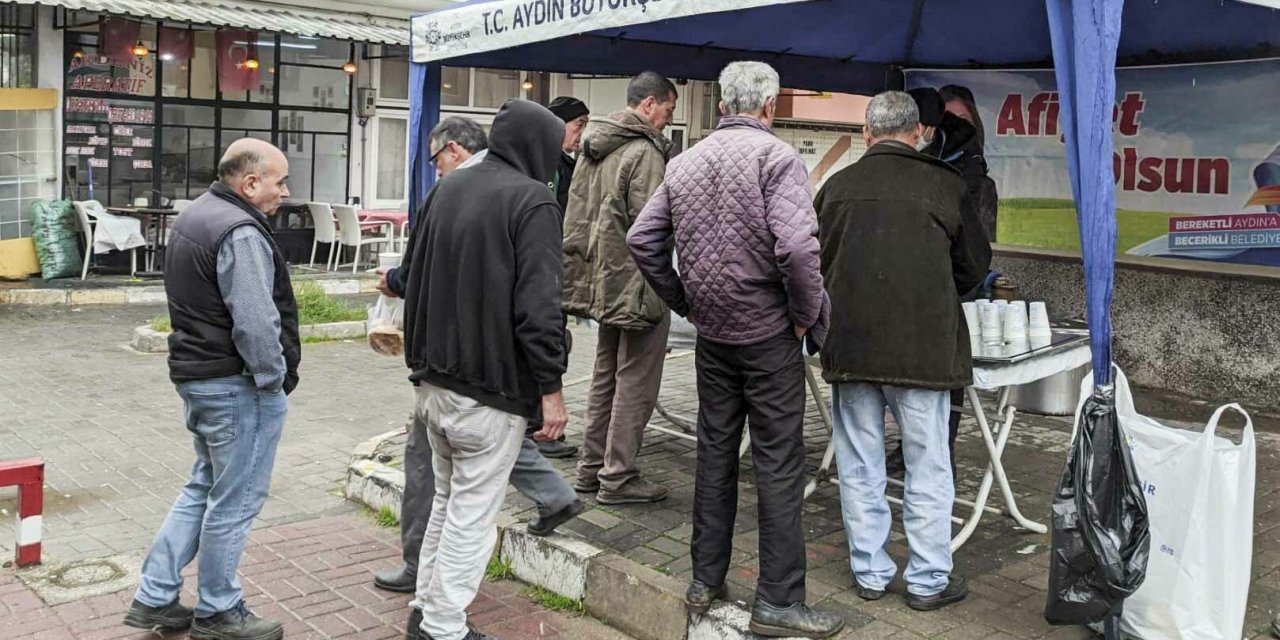 Aydın'da çorba ikram stantları kuruldu