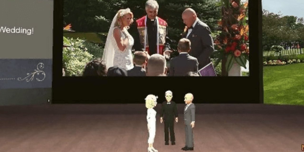 Avatarlarını oluşturdular ve... Metaverse evreninde ilk düğün