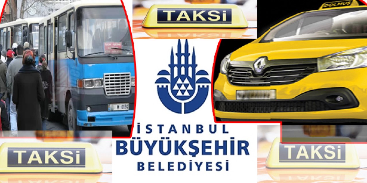 İBB'nin minibüsleri taksiye dönüştürme kararına durdurma!