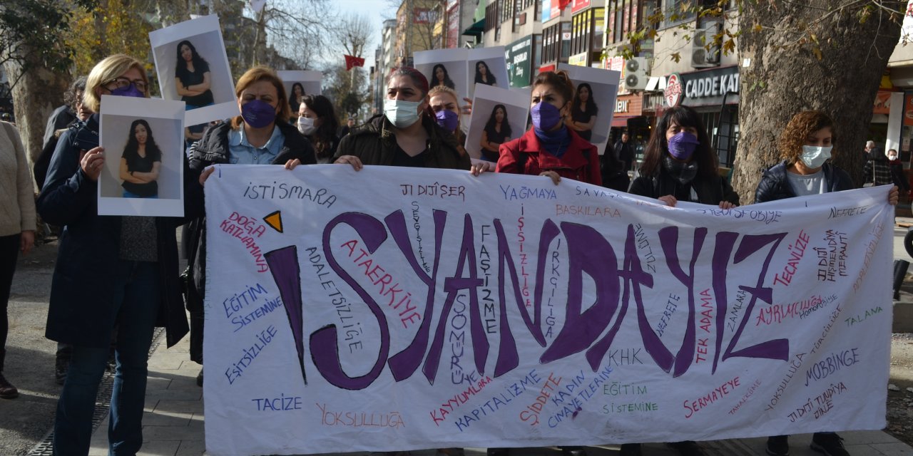 Kocaelili kadınlardan "Garibe Gezer" protestosu