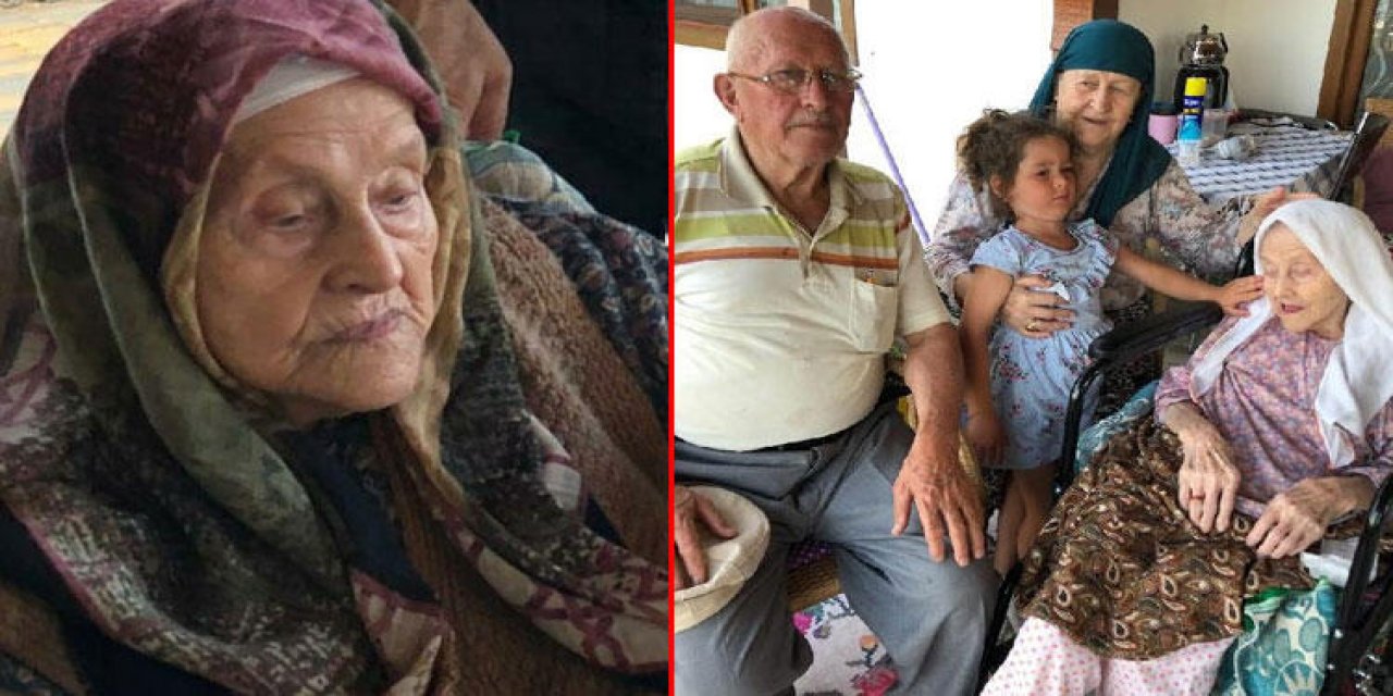 Koronavirüs tedavisinin ardından dün taburcu edilmişti... 109 yaşındaki Penbe Nine hayatını kaybetti!