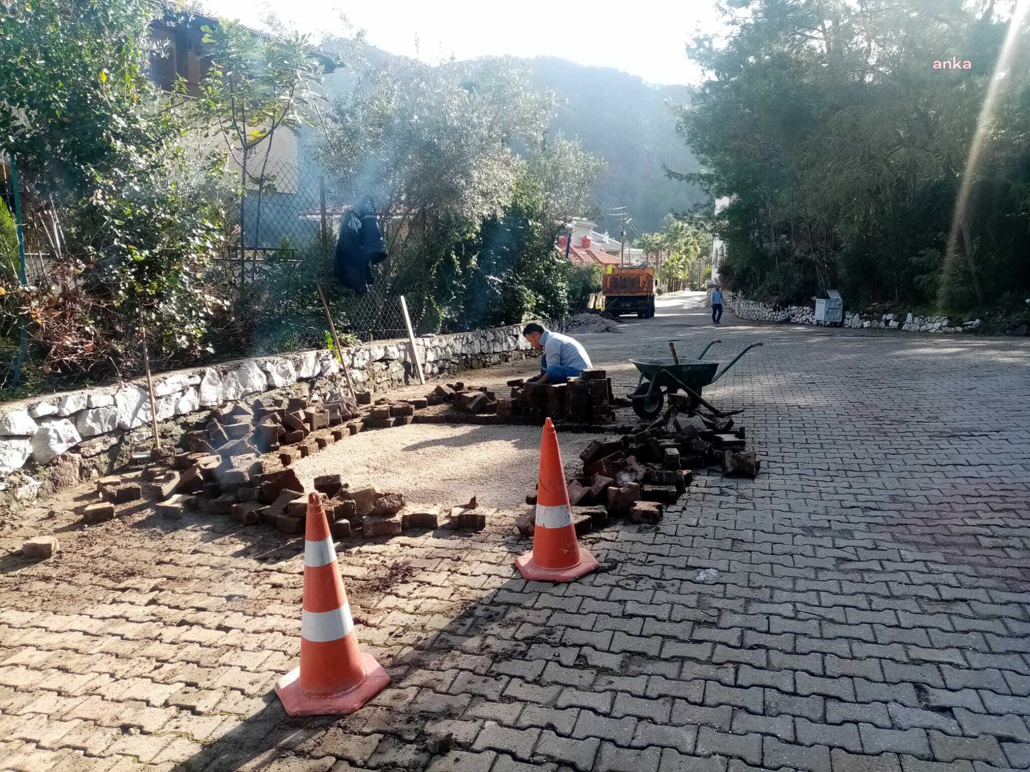 Marmaris'te fen işleri aralıksız çalışıyor