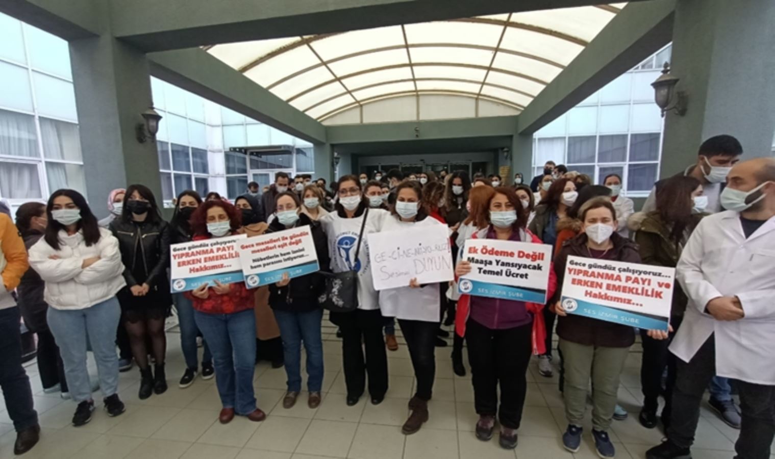 Sağlık emekçileri yurdun dört bir yanında g(ö)revde: "Emekten değil sermayeden yana olan sağlık politikalarına sabrımız tükendi"