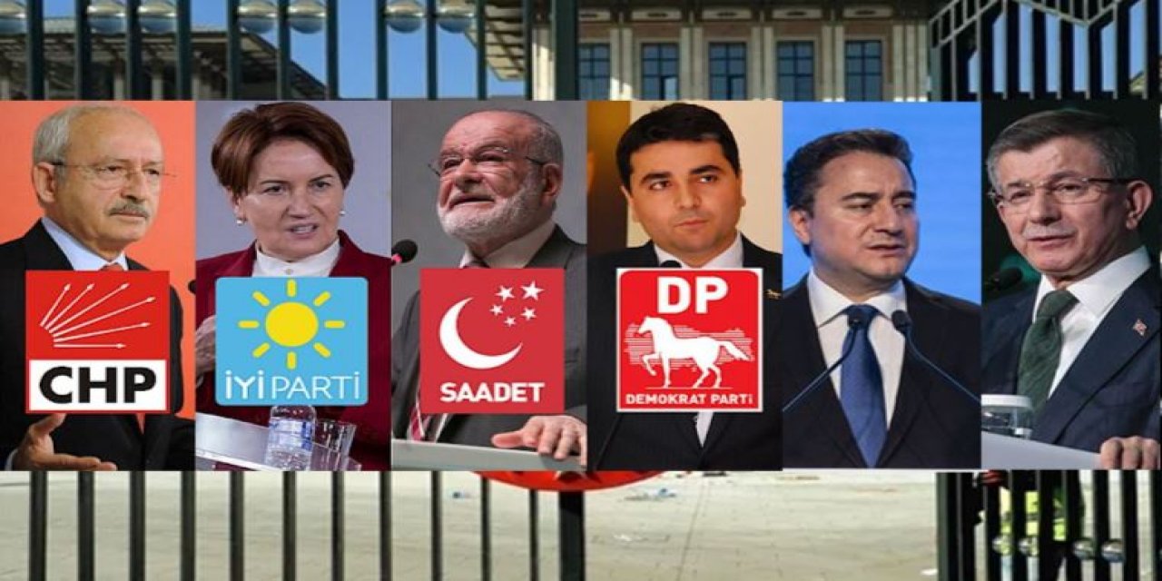 6 muhalefet partisinin "siyasi etik" çalışması tamamlandı: Ömür boyu siyasi yasak geliyor!