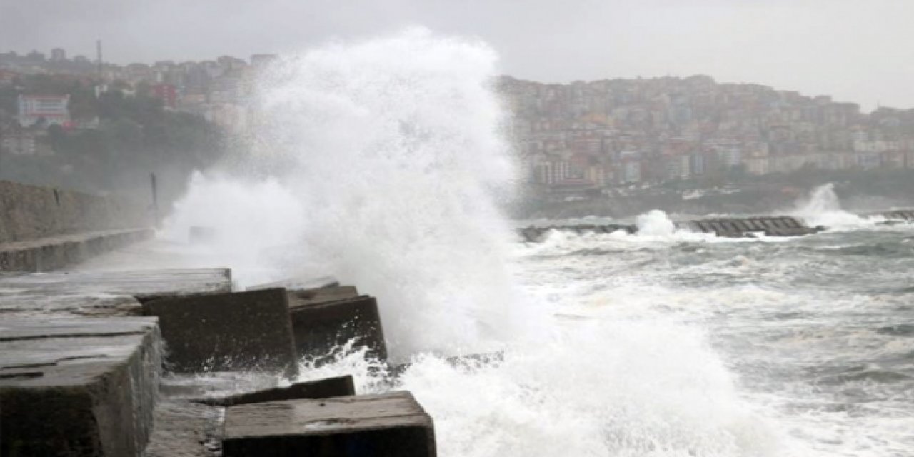 Meteorolojiden Batı Karadeniz için fırtına uyarısı