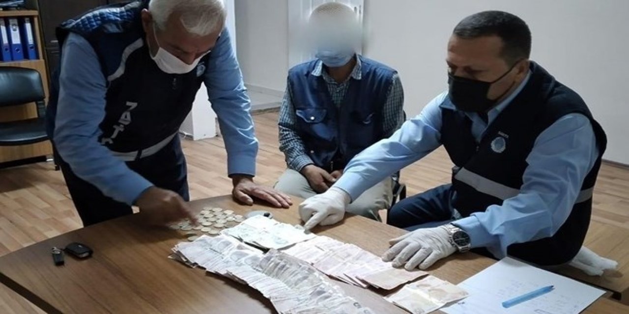 Dilencinin bir günlük hasılatı dudak uçuklattı!
