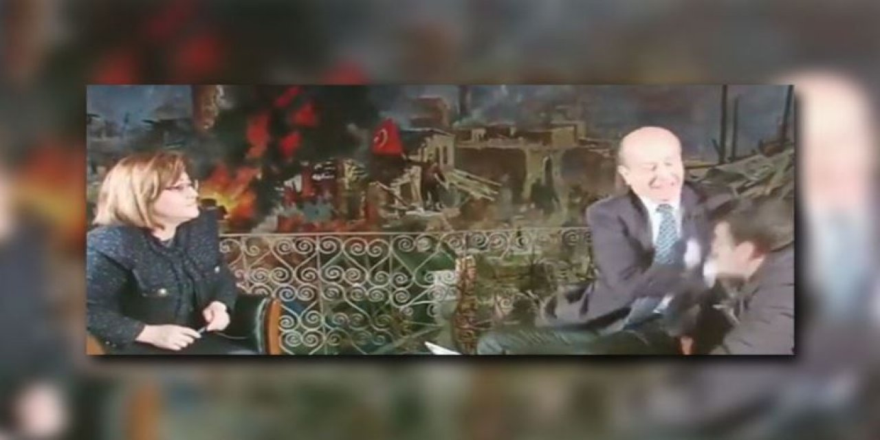 Muharrem Sarıkaya, kamera önünde çalışanı tokatladı