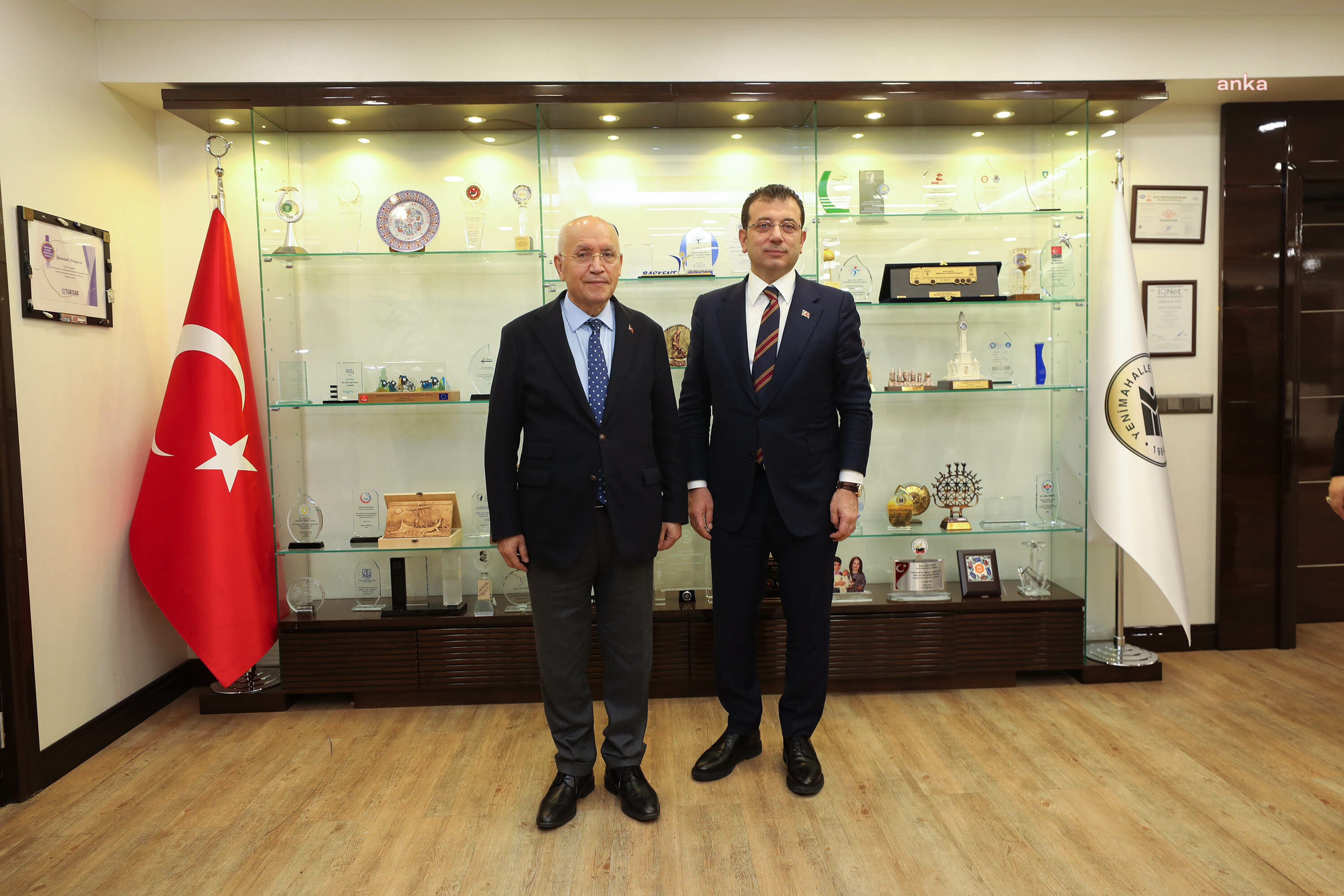 Yenimahalle Belediye Başkanı Yaşar, İmamoğlu'nu ağırladı