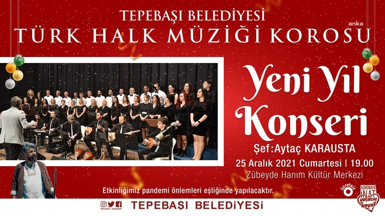 Tepebaşı yeni yıla türkülerle 'Merhaba' diyecek