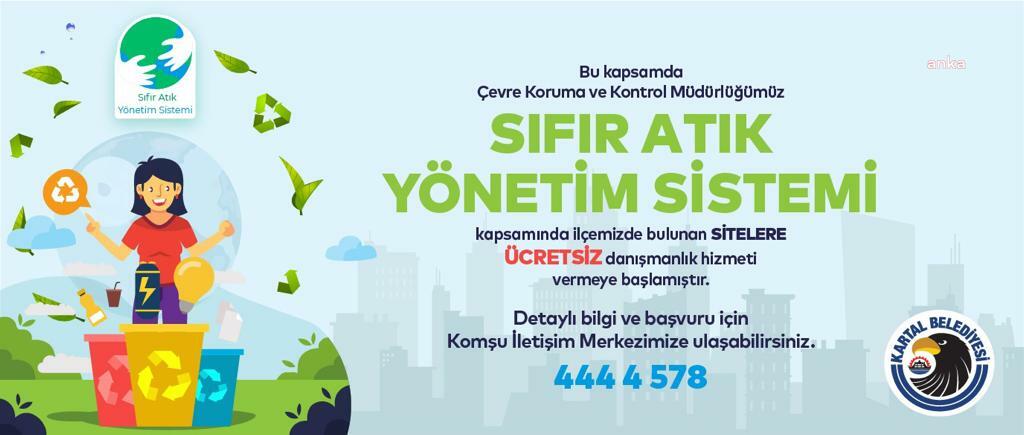 Kartal Belediyesi'nden sitelere sıfır atık yönetimi danışmanlık hizmeti