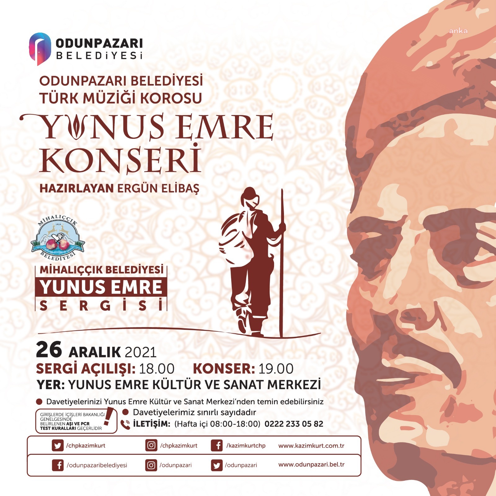 Odunpazarı Belediyesi'nden Yunus Emre konseri