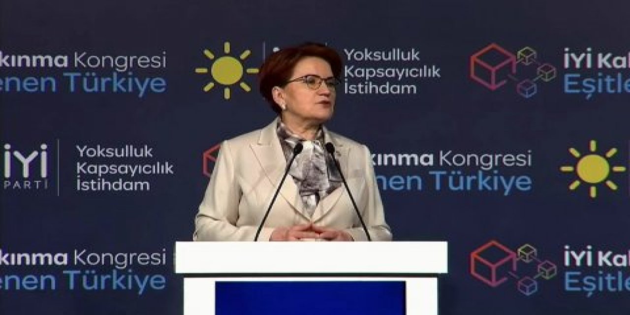 Meral Akşener "Kalkınma Kongresi" açılışından seslendi: "Yoksullukta değil, zenginlikte eşitlenen Türkiye hayalimiz için önemli bir adım atıyoruz"