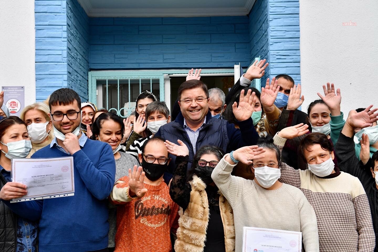 Maltepe'de üreten engelliler yılbaşını erken karşıladı