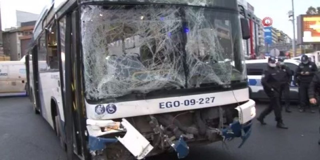 Facianın eşiğinden dönüldü... Ankara'da iki otobüs çarpıştı: 17 yaralı