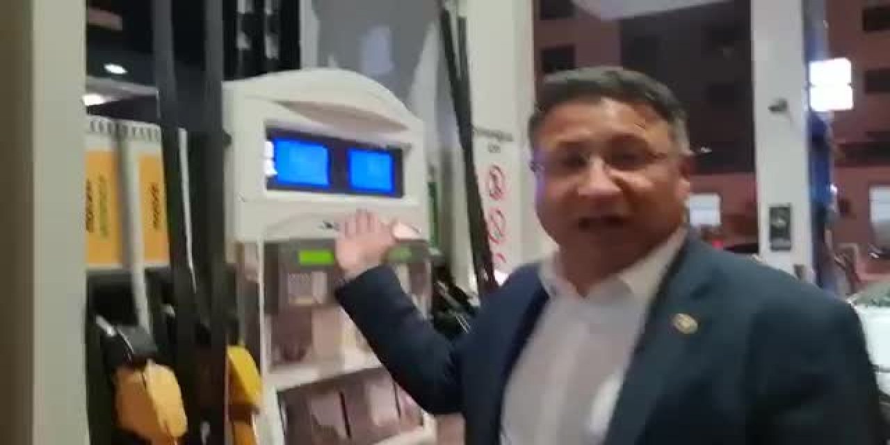 CHP'li Purçu, akaryakıt istasyonunda sordu: "Vatandaşı kazıklamaya niye devam ediyorsunuz?"