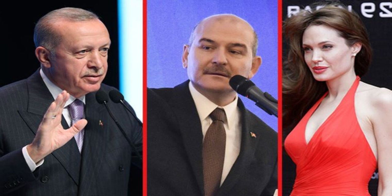AKP'lilerin 'Angelina Jolie' sevdası: Süleyman Soylu, Erdoğan'ın fotoğrafına ne diyecek?