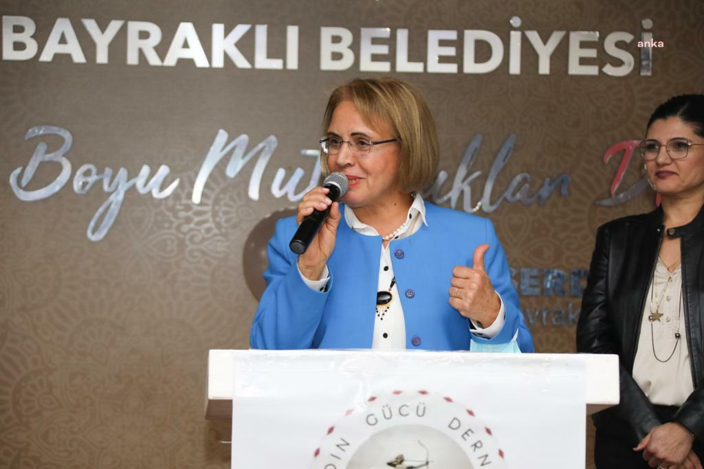 Bayraklı Belediye Başkanı Sandal, kadınlara seslendi: "Her zaman yanınızdayız"