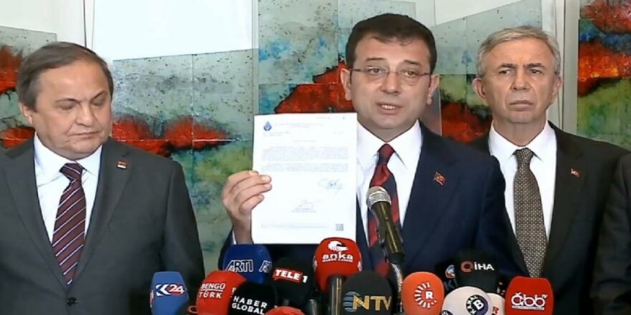 Ekrem İmamoğlu canlı yayında göstermişti: İşte o belge…