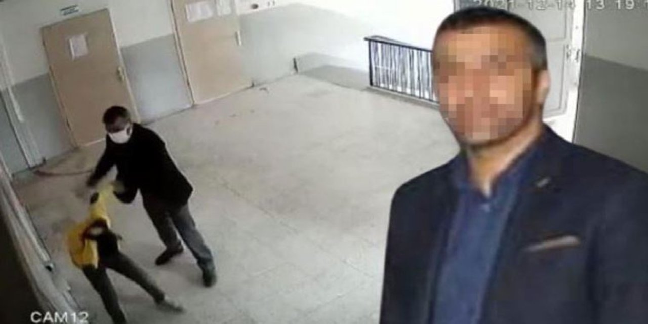 Görüntüler infial yaratmıştı: Öğrencisini şiddete maruz bırakan öğretmen hakkında gelişme