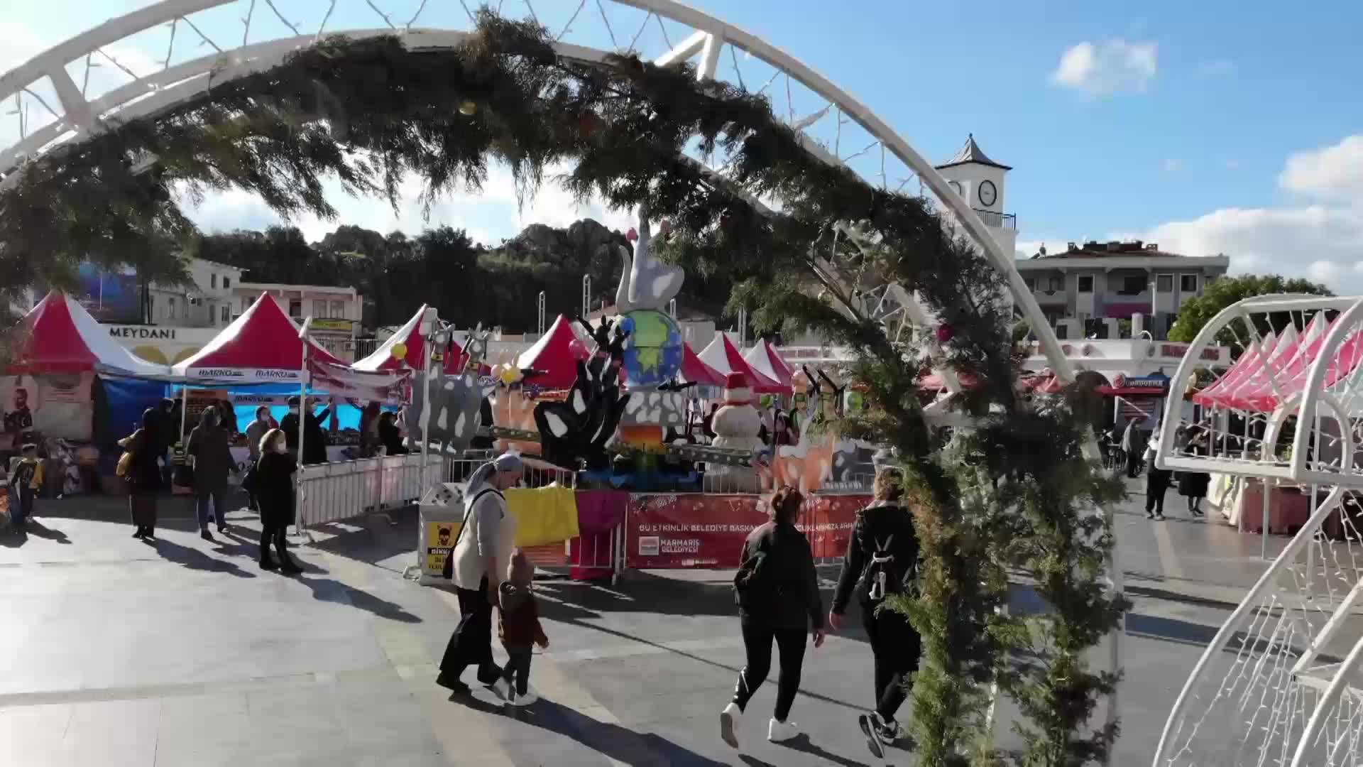 Marmaris'te yeni yıl kutlaması