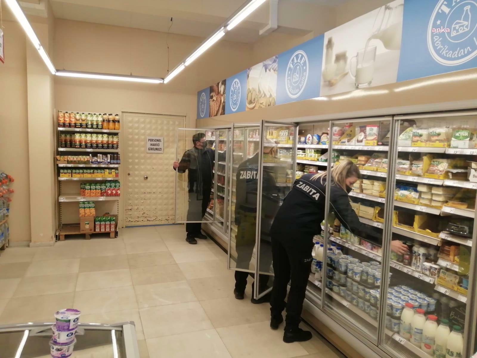 Burhaniye'de zabıta ekipleri denetimde