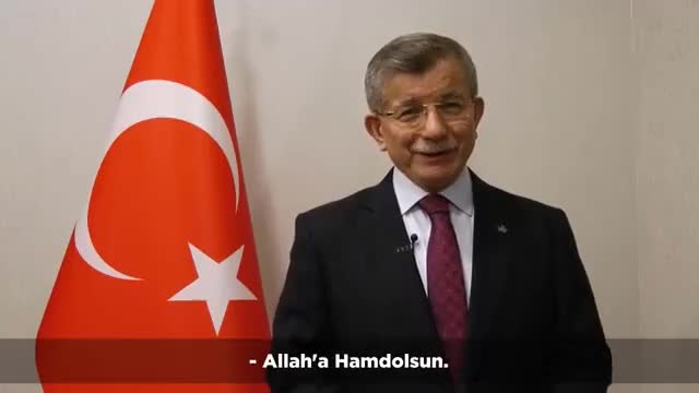 Davutoğlu'ndan yeni yıl mesajı