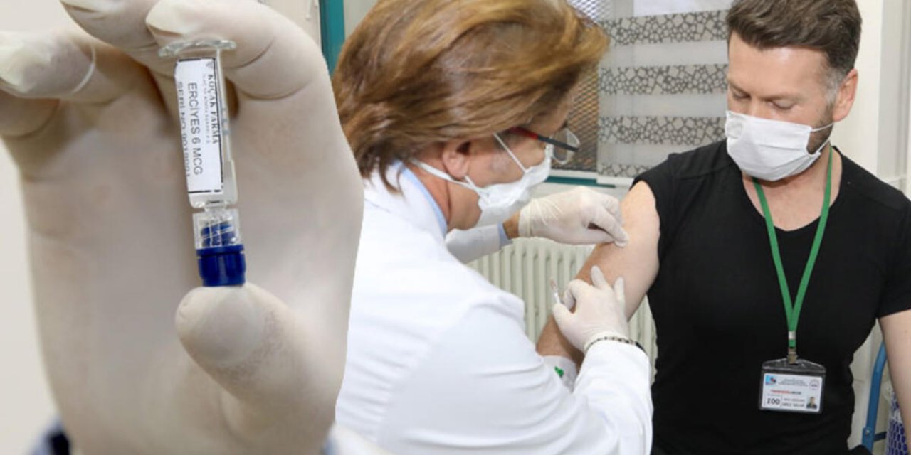 Yerli Covid-19 aşısının ilk dozu gönüllü Nazif Durna’ya uygulandı